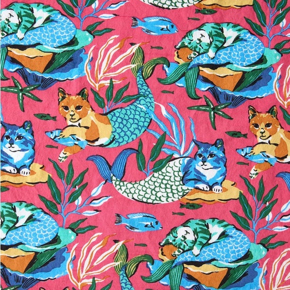 Printfresh Pink and Blue Patterned Pajama Top NWT! (RARE PATTERN) - Picture 7 of 7